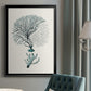 Antique Coastal Coral III - Modern Framed Canvas Print