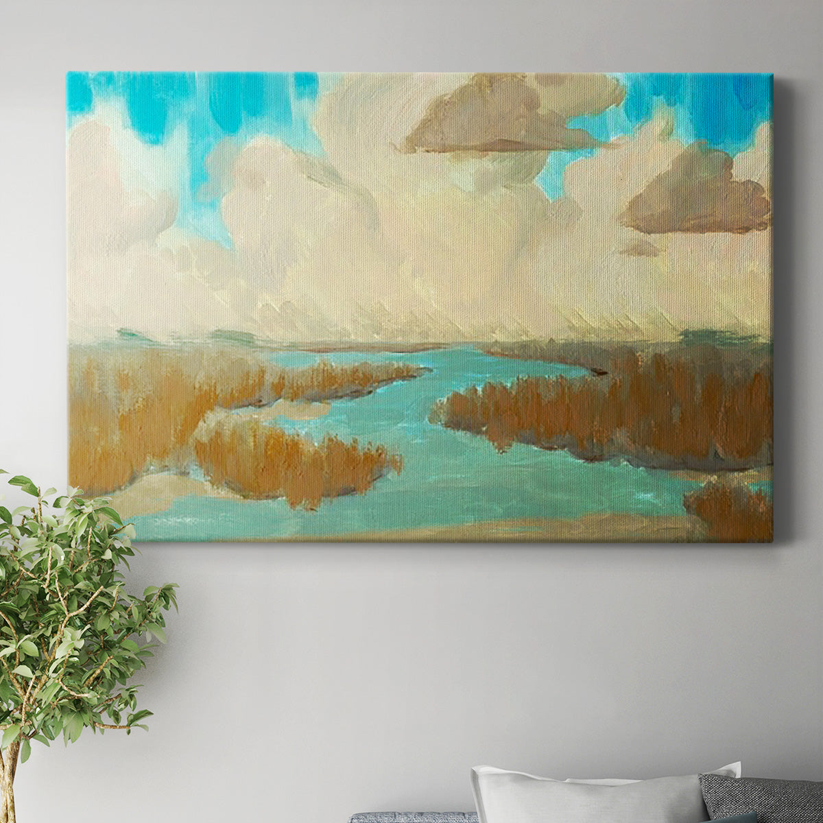 Fripp Island Water I Premium Gallery Wrapped Canvas - Ready to Hang