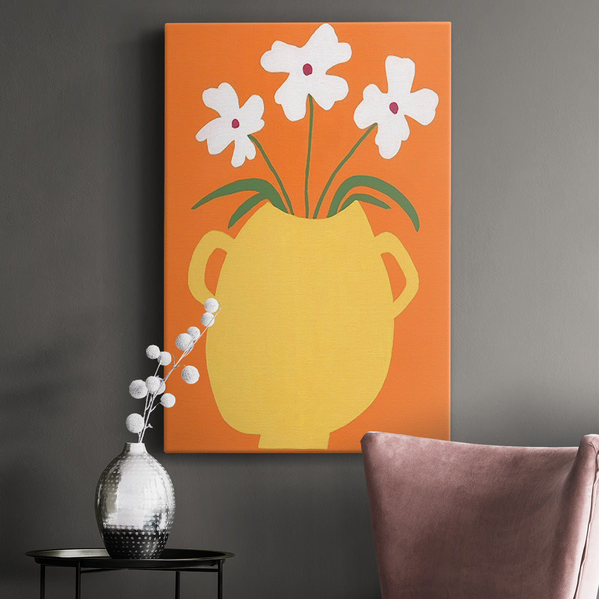 Modern Blooms II - Canvas Art Print