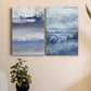 Soft Solace Indigo Premium Gallery Wrapped Canvas - Ready to Hang - Set of 2 - 8 x 12 Each