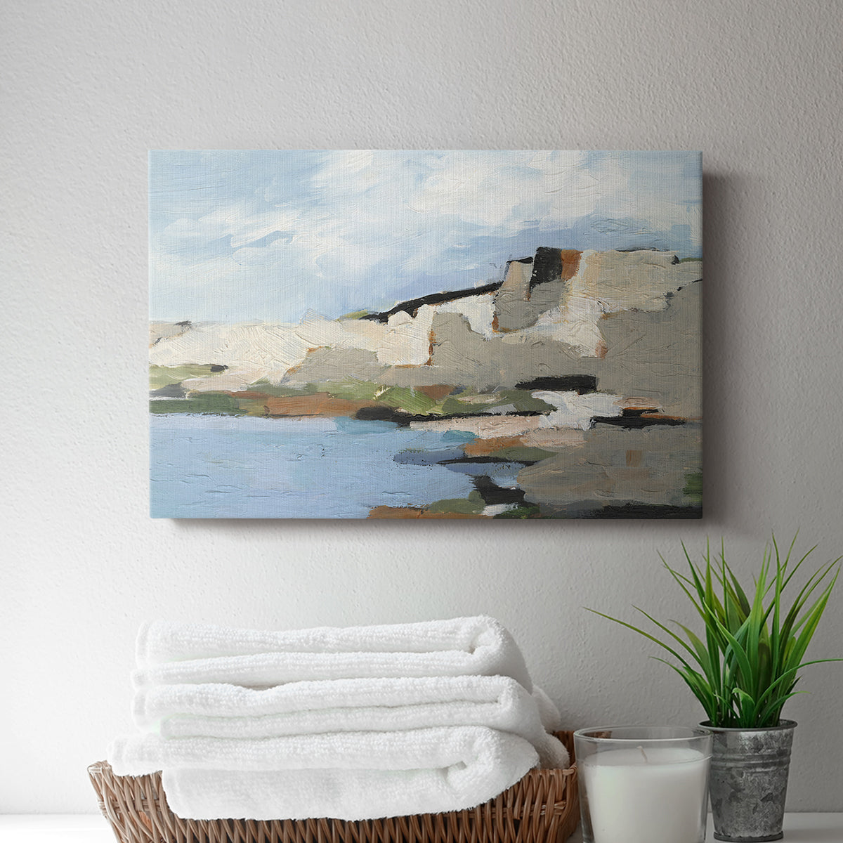 White Rock Cliffs II - Canvas Art Print