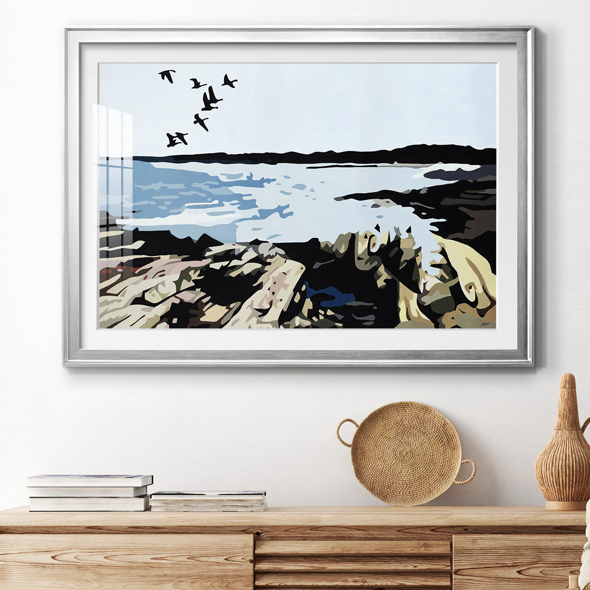 Maine Event - Modern Framed Art Print