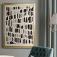 Chalk and Flint I - Modern Framed Canvas Print