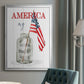 America My Home Sweet Home - Modern Framed Canvas Print