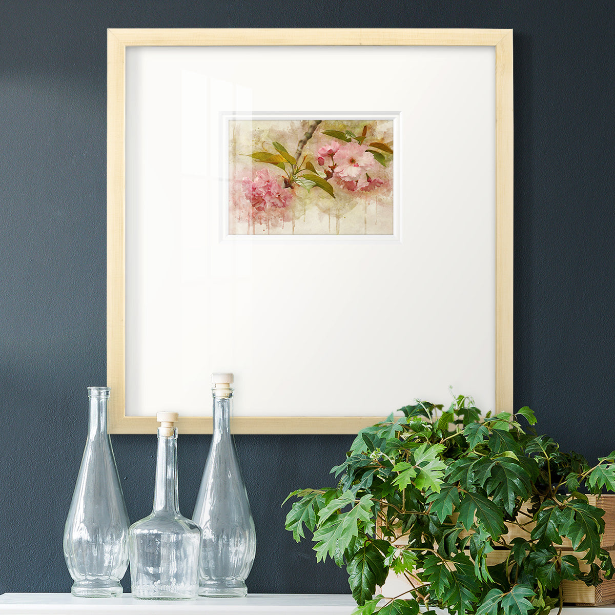 Blossom Elegance II Premium Framed Print Double Matboard