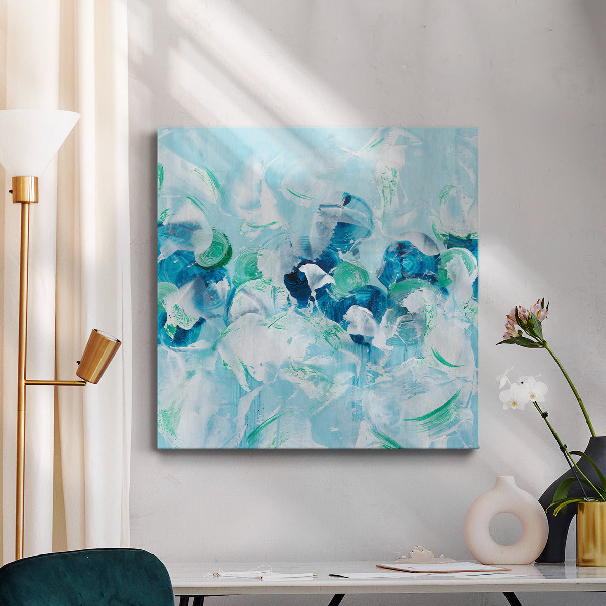 Abstract Cloud Cover I-Premium Gallery Wrapped Canvas - Ready to Hang