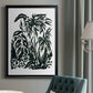 Ink Jungle IV - Modern Framed Canvas Print