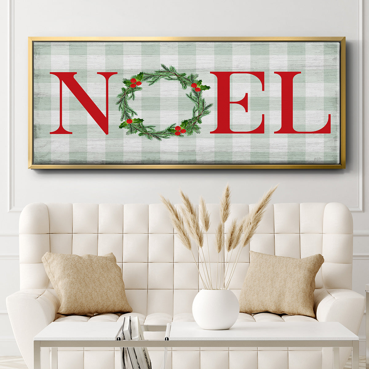 Noel - Floater Framed Canvas Print