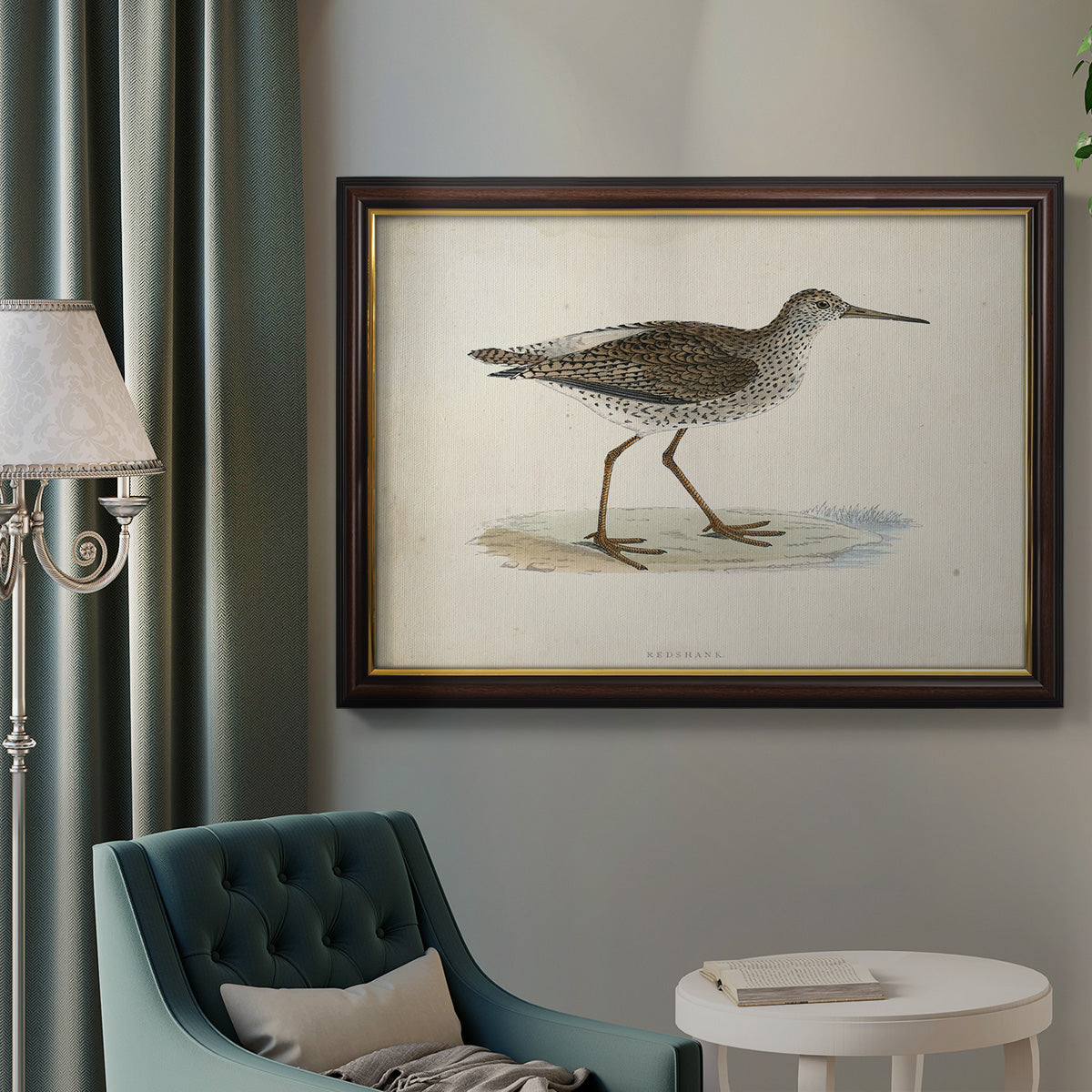 Morris Sandpipers V Premium Framed Canvas- Ready to Hang