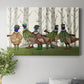 Pheasant Shooting Party Group 3 Premium Gallery Wrapped Canvas - Ready to Hang