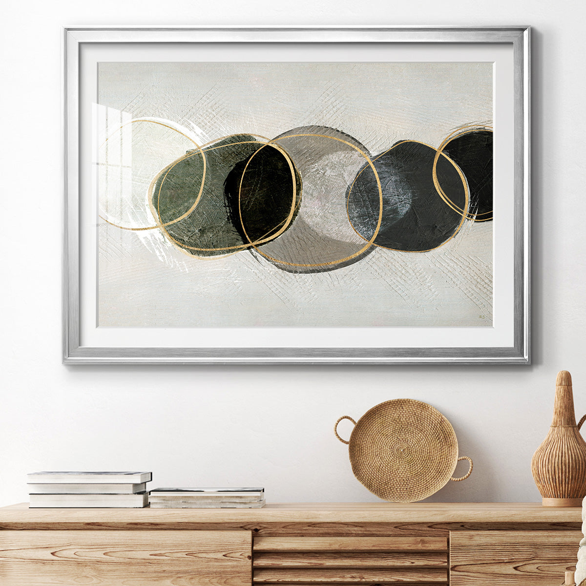 River Rock Premium Framed Print - Ready to Hang