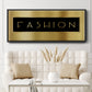 Gold Fashion - Floater Framed Canvas Print