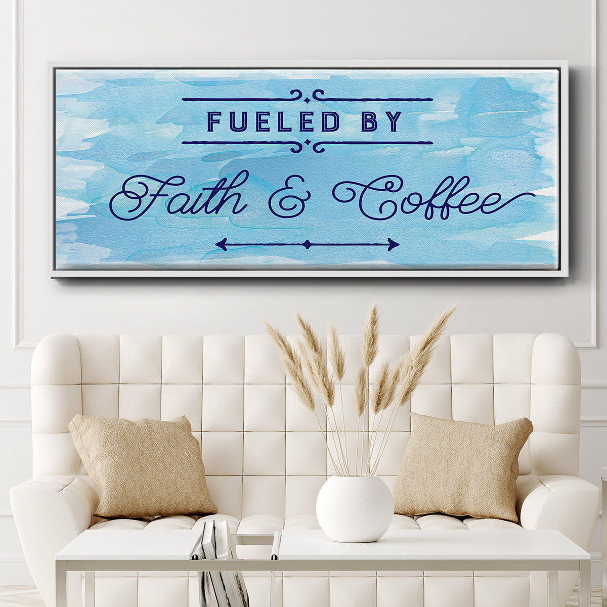 Fueled By - Floater Framed Canvas Print