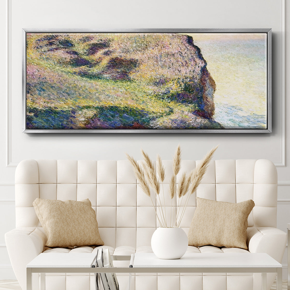 The Pointe du Petit Ailly, 1897 - Floater Framed Canvas Print