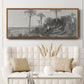 On the Coast of Florida - Floater Framed Canvas Print