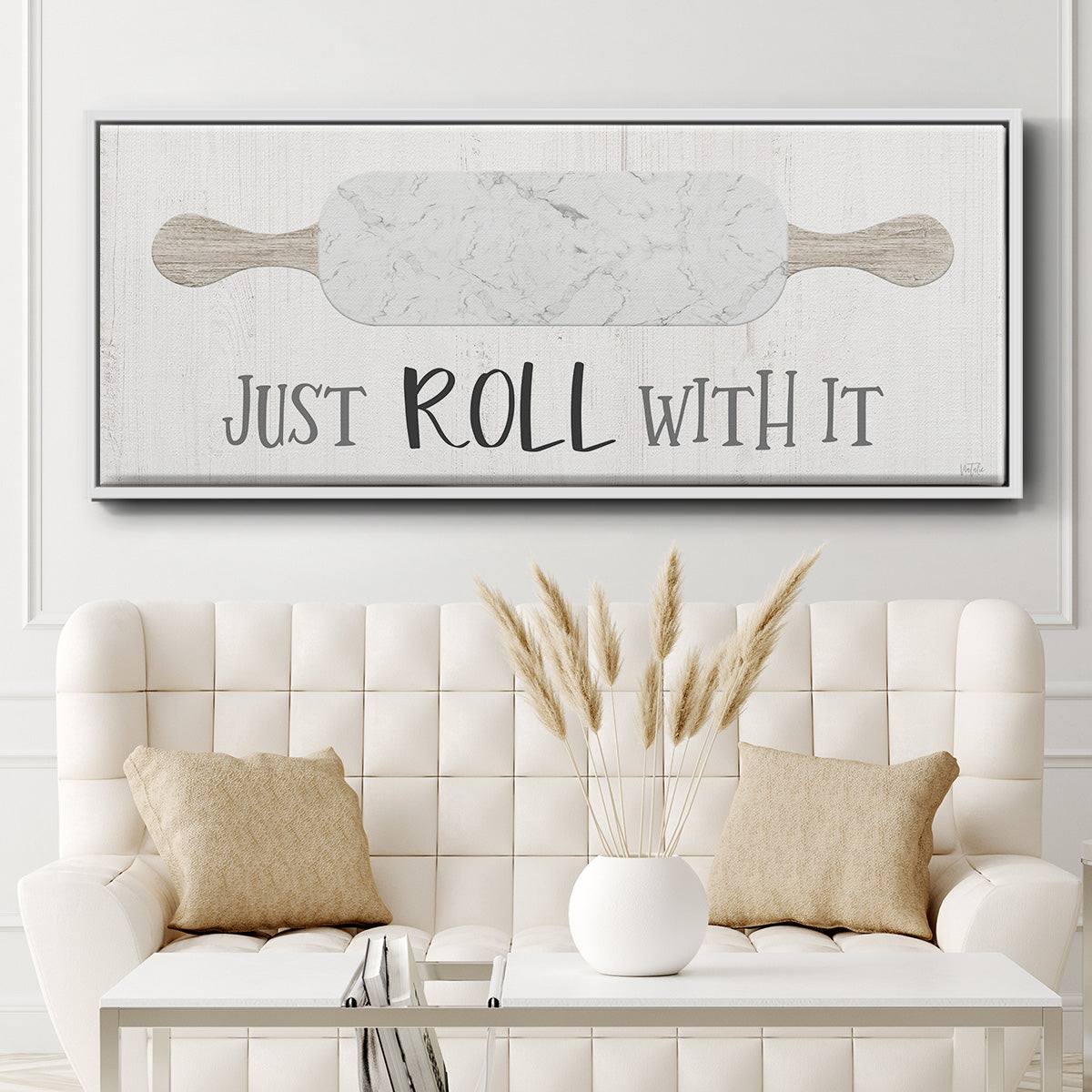 Roll With It - Floater Framed Canvas Print