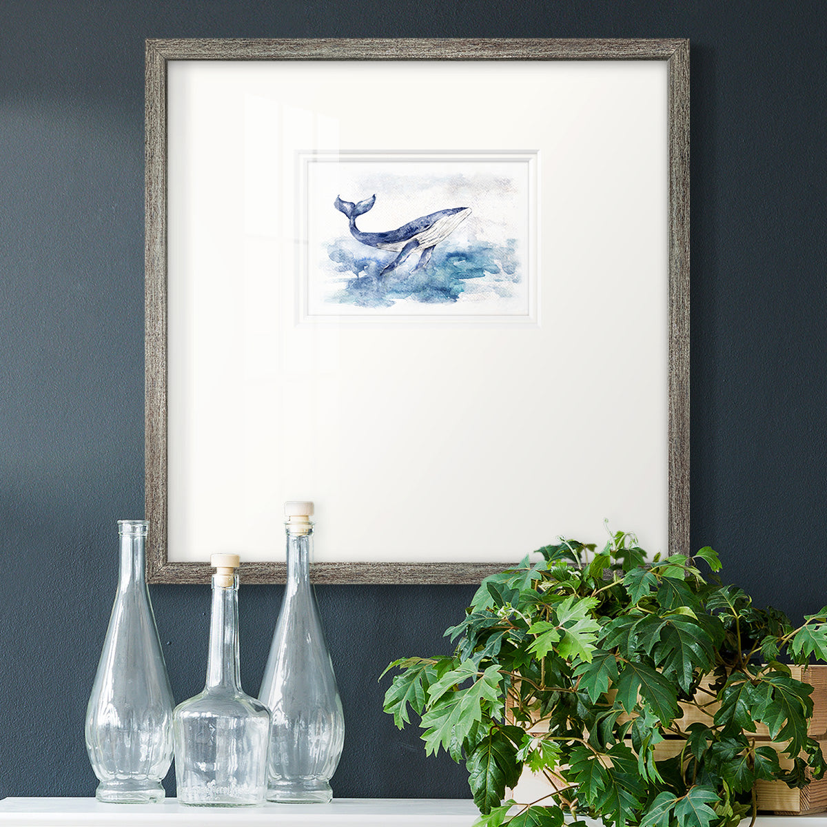 Beautiful Breach Premium Framed Print Double Matboard