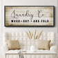 Laundry Co. - Floater Framed Canvas Print