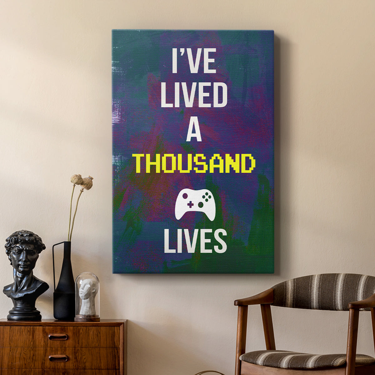 Gamer at Play I - Canvas Art Print