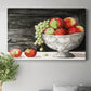 Watercolor Fruit Bowl I Premium Gallery Wrapped Canvas - Ready to Hang