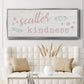 Scatter Kindness - Floater Framed Canvas Print