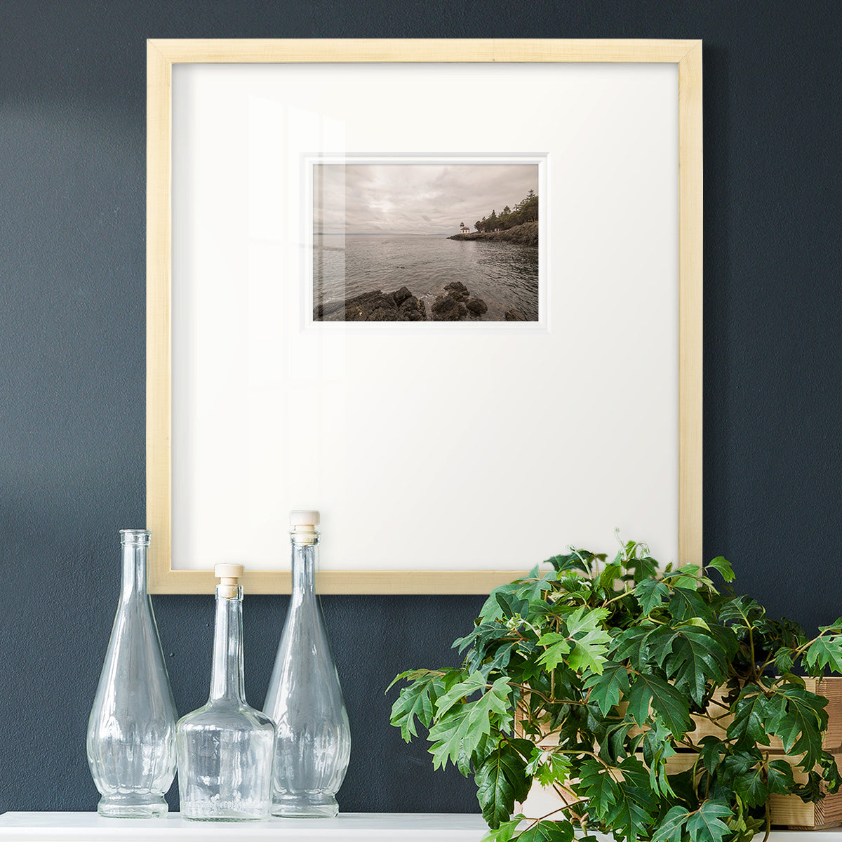 Solitary Premium Framed Print Double Matboard