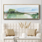 Abstract Wetland IV - Floater Framed Canvas Print