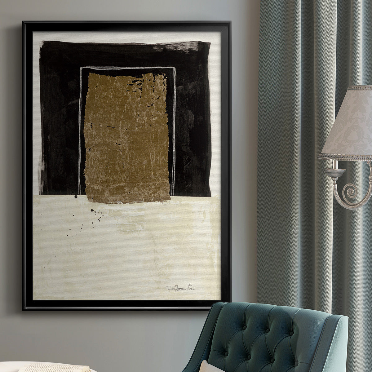 Standing Strong I - Modern Framed Canvas Print