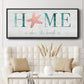 Home Beach - Floater Framed Canvas Print