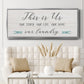 Us and Our Laundry - Floater Framed Canvas Print