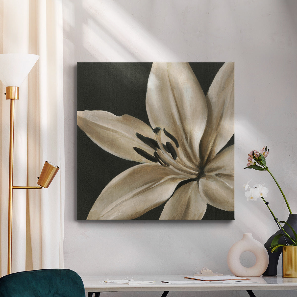 Classical Blooms III - Canvas Art Print