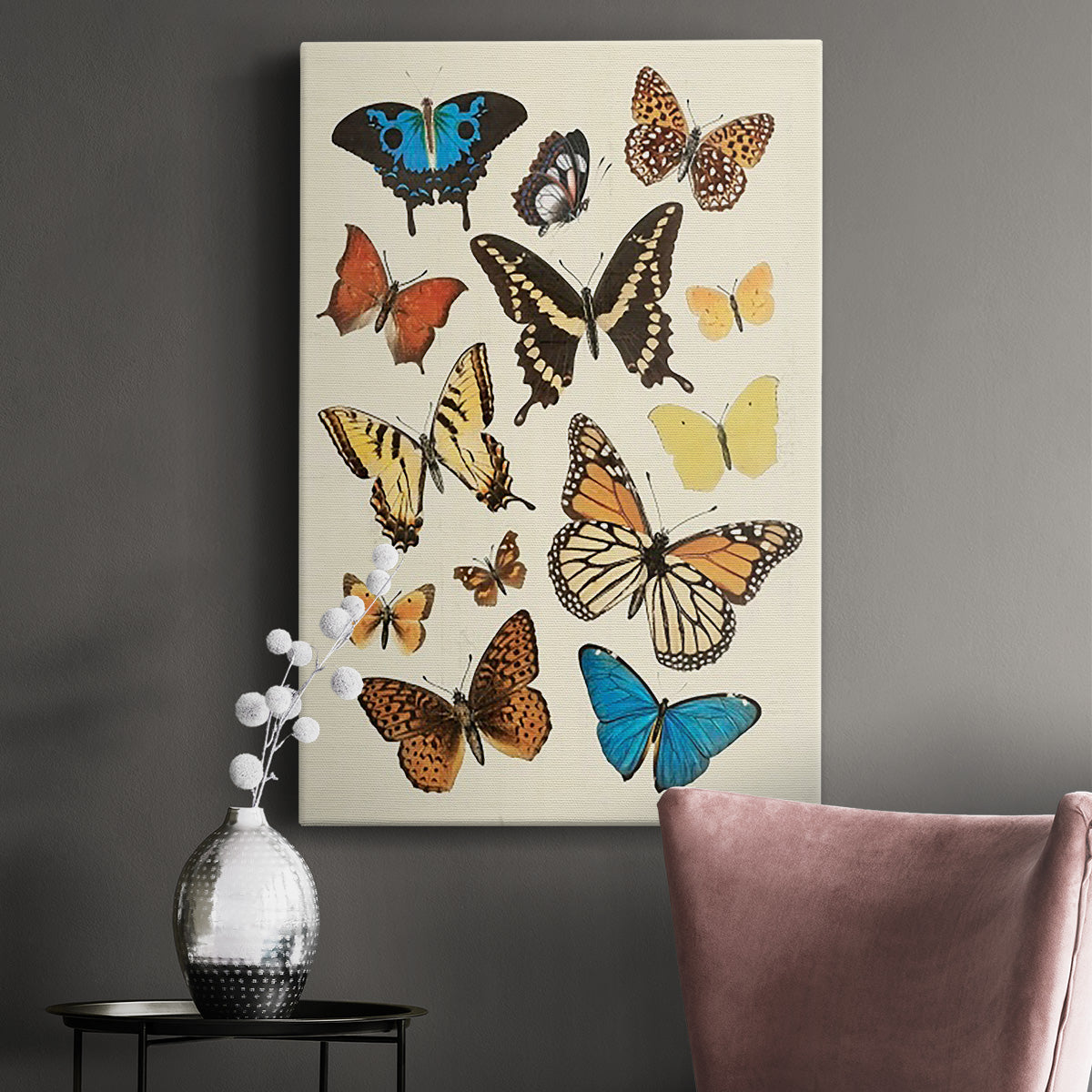 Collected Flutter II Premium Gallery Wrapped Canvas - Ready to Hang