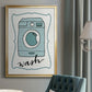 Wash - Modern Framed Canvas Print