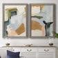 Palette Meld I - Premium Framed Canvas 2 Piece Set - Ready to Hang