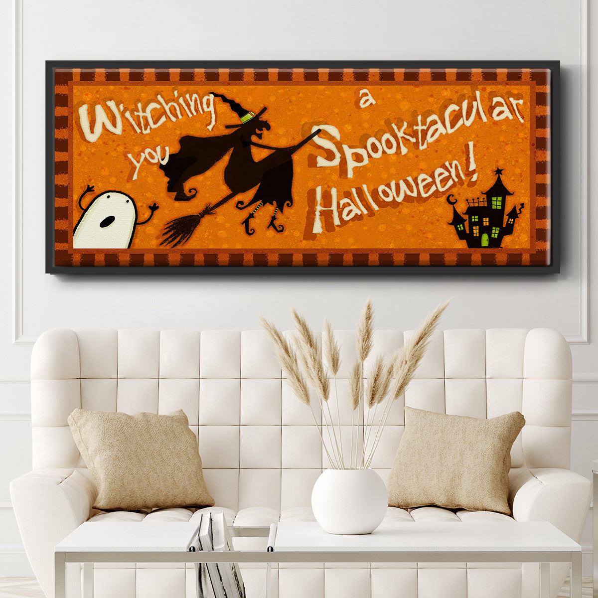 Spooktacular Collection D - Floater Framed Canvas Print