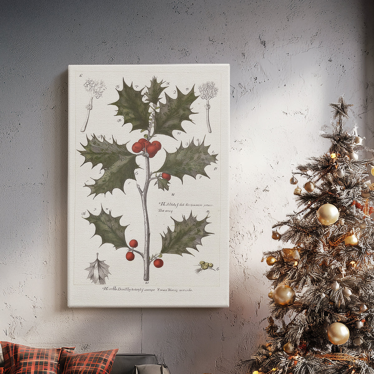 Silver Promise of Nativity - Canvas Art Print