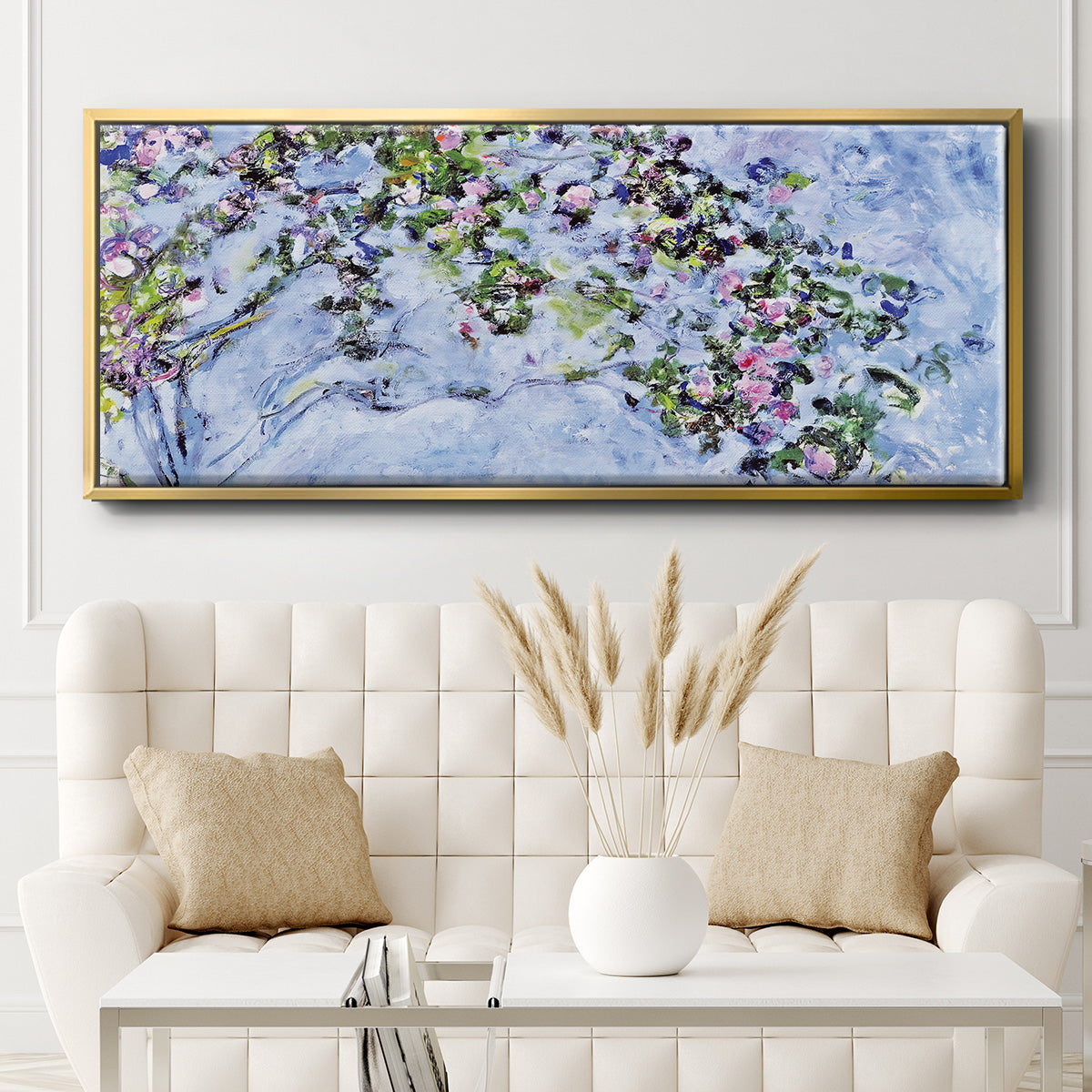 The Rose Bush, 1925 - Floater Framed Canvas Print