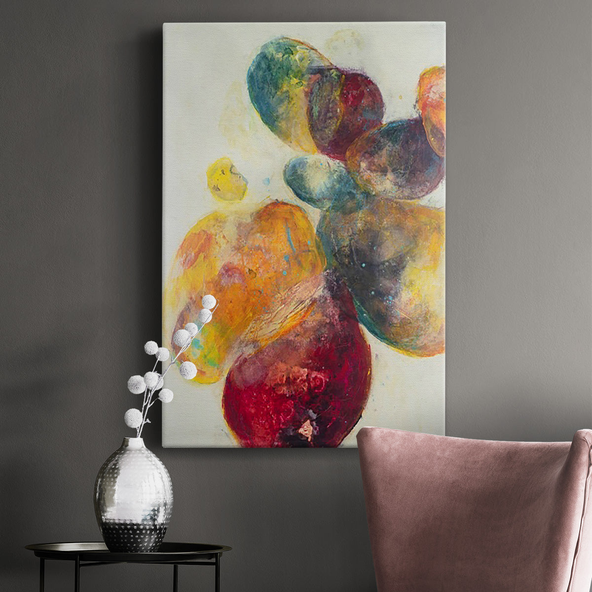 Earthy Fragments II Premium Gallery Wrapped Canvas - Ready to Hang