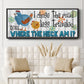 The Road Less - Floater Framed Canvas Print