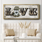 Winter Wonderland Friend Love - Floater Framed Canvas Print