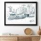 Ferryboats IV Premium Framed Print - Ready to Hang