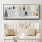 Christmas Chalet Collection D - Floater Framed Canvas Print