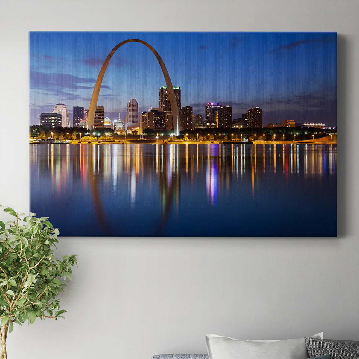 Gateway Arch at Twilight - Canvas Art Print