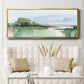 Abstract Wetland IV - Floater Framed Canvas Print