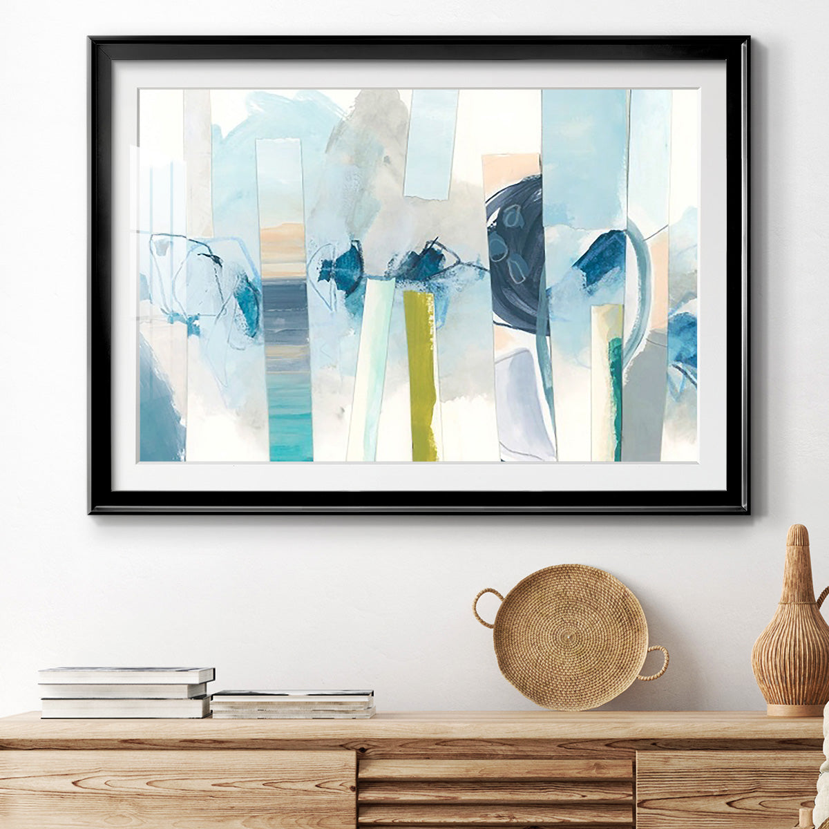 Liquid Strata I Premium Framed Print - Ready to Hang