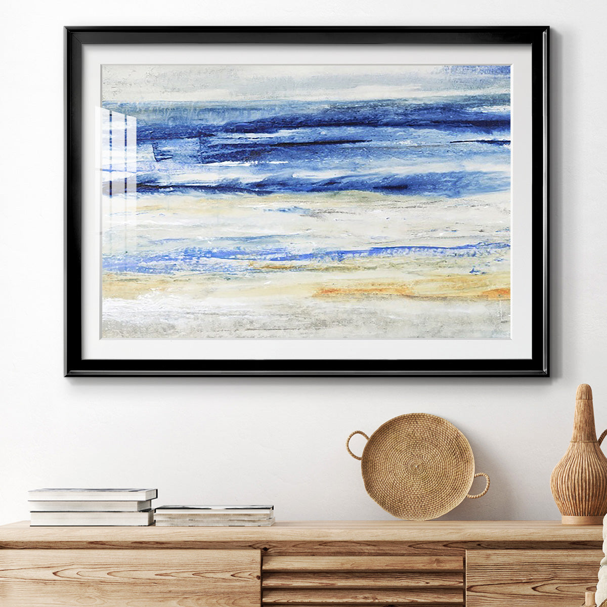 Choppy Seas II - Modern Framed Art Print