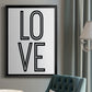 Bold Love II - Modern Framed Canvas Print