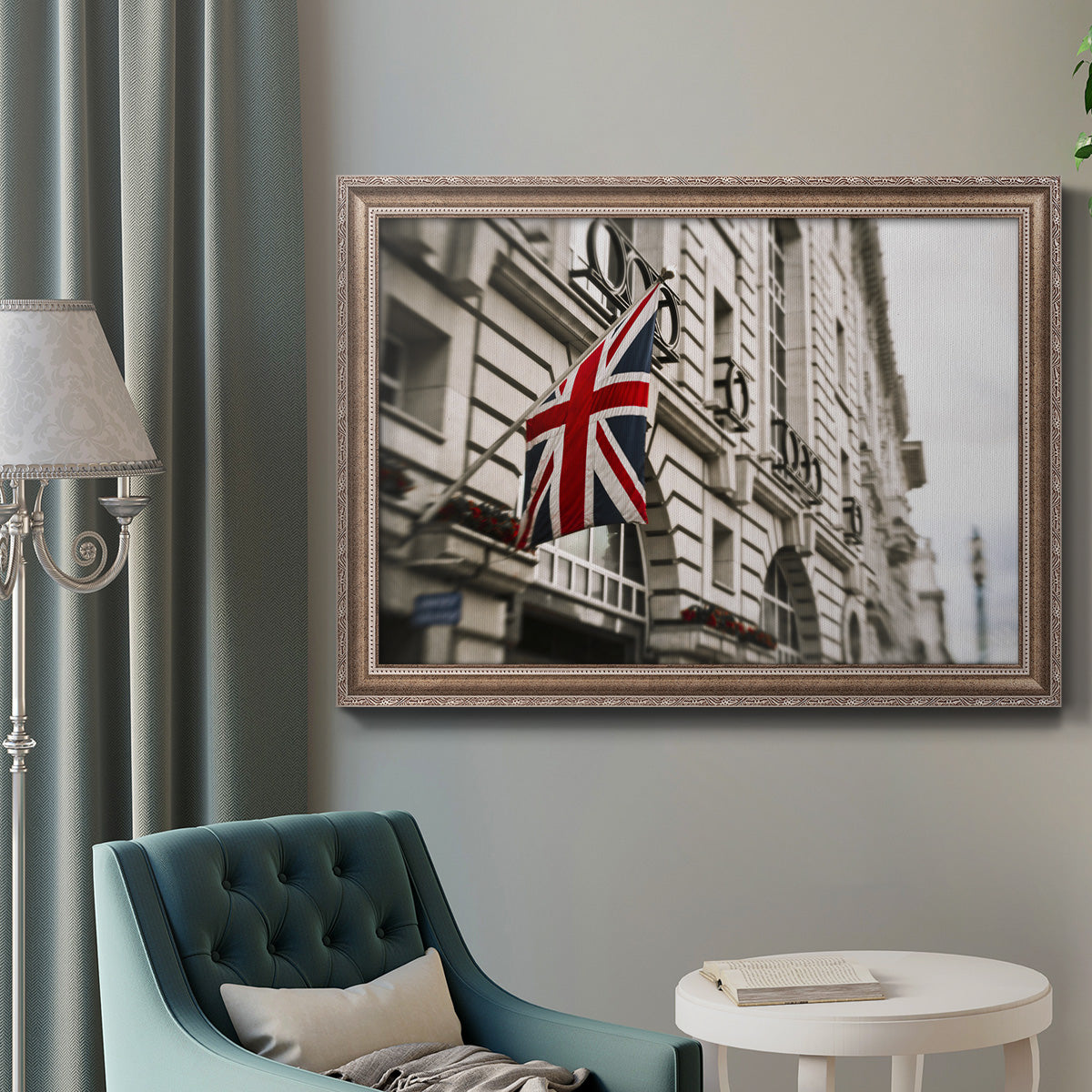 London Scene II Premium Framed Canvas- Ready to Hang