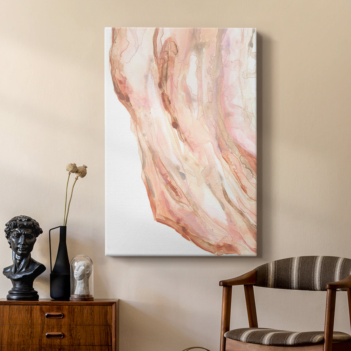 Rose Quartz II - Canvas Art Print