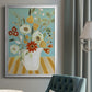 Joyful Blossoms I - Modern Framed Canvas Print